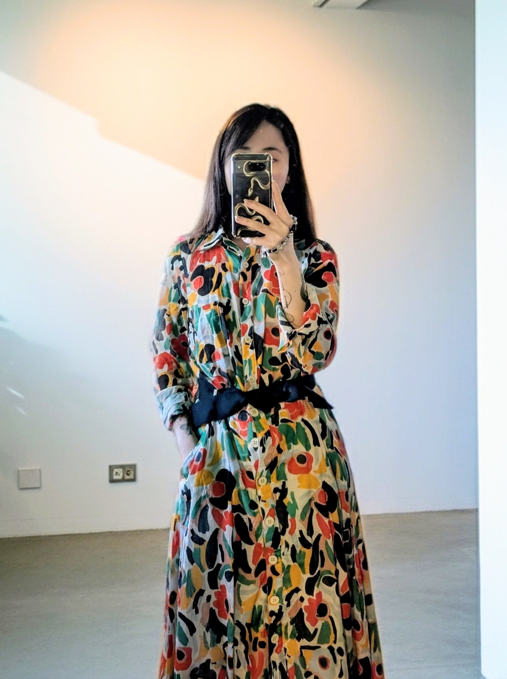 La Petite Francaise Floral Blouse & Skirt Set